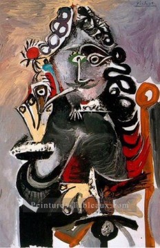 Mousquetaire à la pipe 1968 cubisme Pablo Picasso Peinture à l'huile